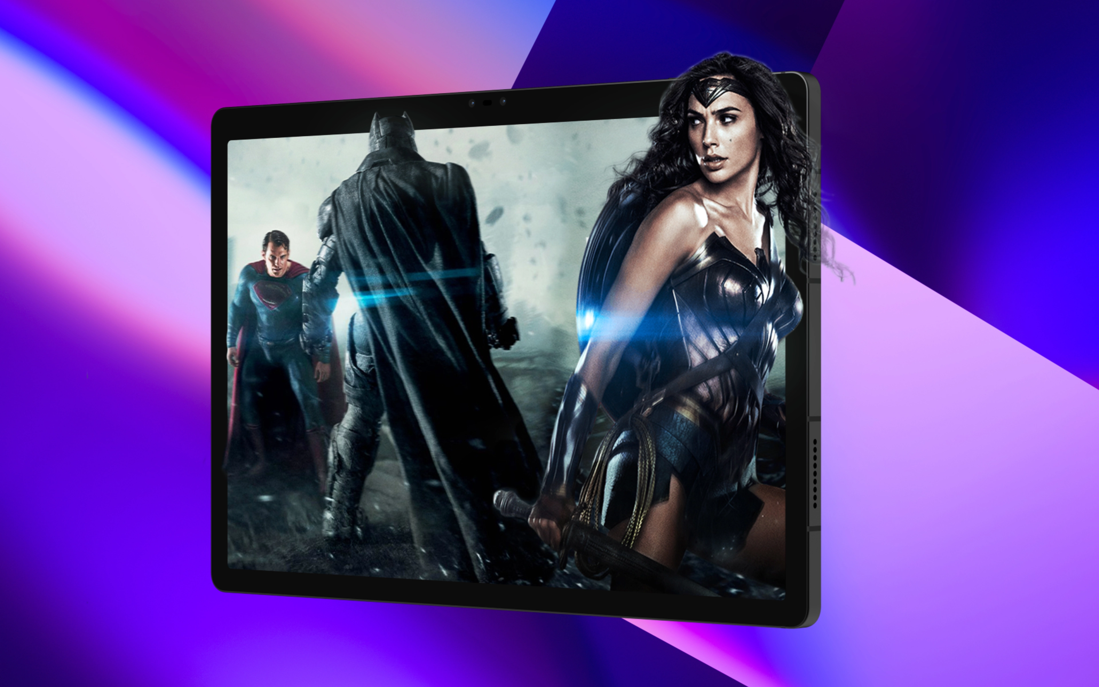 Movie rentals on a glasses-free 3D tablet hero image